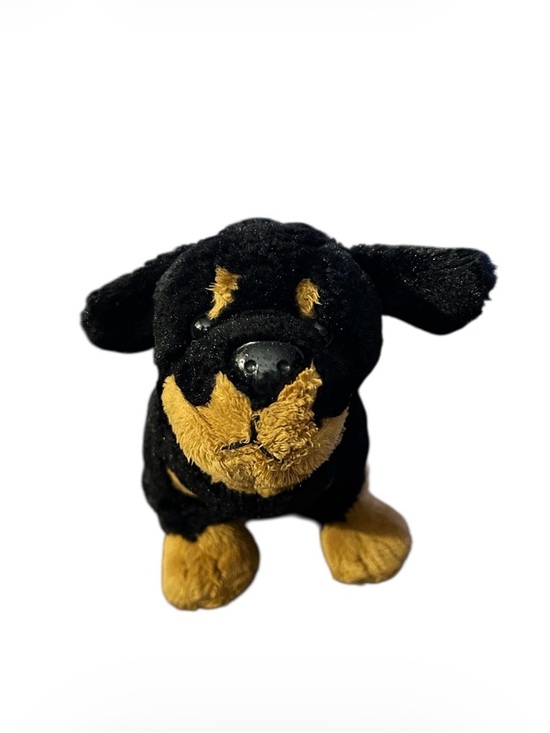 webkinz Other - Webkinz Rottweiler HM183 Ganz Retired Black Brown Puppy Dog Plush NO CODE 8"